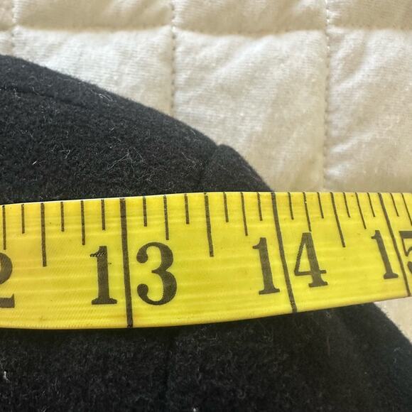 DKNY Womens Coat Wool Ruffle Front Wool Blend Knee Length Winter Whimsigoth | 2P - Picture 15 of 16